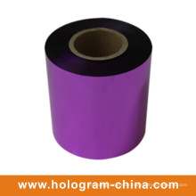 Aluminum Tamper Proof Embossing Purple Foil